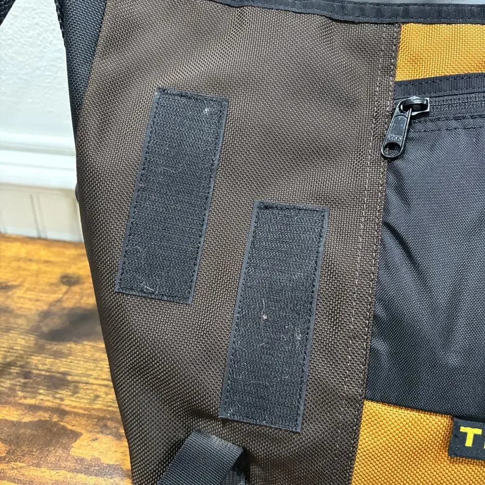 Timbuk2 Classic Laptop Messenger Bag Tri-Color Medium Brown Mustard Yellow
